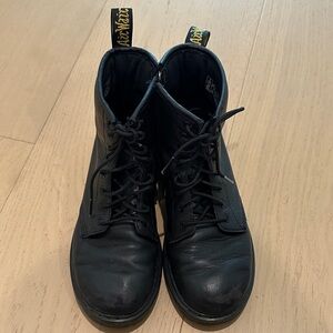 Dr. Martens Black Junior 1460 Softie Kids Boots